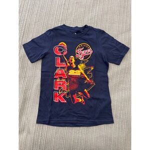 Indiana Fever Clark #22 WNBA Basketball Graphic T-Shirt Kids‎ Size S 8